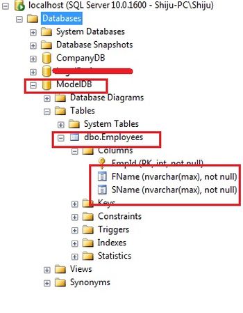 Check with DB server